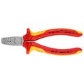 Product Image of 5-3/4" Insulated Crimping Pliers for Wire Ferrules