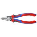 Product Image of 7-1/4" Crimping Pliers for Wire Ferrules w/ Comfort Grip