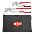 Product Image of 2 Piece Pliers Wrench Set w/ Keeper Pouch (7-1/4", 10")