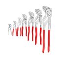 Product Image of 7 Piece Pliers Wrench Set (4", 5", 6", 7-1/4", 10", 12", 16")