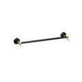 Product Image of 18" Towel Bar (Matte Black w/ Brushed Moderne Brass), K-27060-BMB