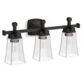 Product Image of Riff 3-Light Sconce (Matte Black), 31757-SC03-BLL