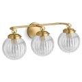 Product Image of Embra 3-Light Sconce (Brushed Moderne Brass), 32254-SC03-2GL