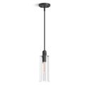 Product Image of Crue 1-Light Pendant (Matte Black), 35876-PE01-BLL