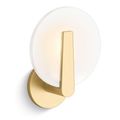 Product Image of Hint 1-Light Frosted Glass Sconce (Brushed Moderne Brass), 38396-SC01-2GL
