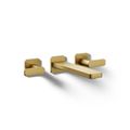 Product Image of Wall-Mount Bathroom Sink Faucet Trim, 1.2 GPM (Vibrant Brushed Moderne Brass), K-T27120-4-2MB