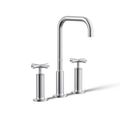 Product Image of Widespread Bathroom Sink Faucet w/ Cross Handles, 1.2 GPM (Polished Chrome), K-14408-3-CP