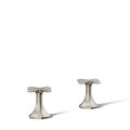 Product Image of Cross Bathroom Sink Faucet Handles (Vibrant Brushed Nickel), K-27010-3-BN