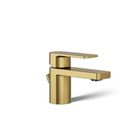 Product Image of Low Single-Handle Bathroom Sink Faucet, 1.2 GPM (Vibrant Brushed Moderne Brass), K-24804-4-2MB