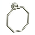 Product Image of Pinstripe Towel Ring (Vibrant Polished Nickel), K-13112-SN