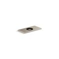Product Image of 4" Escutcheon Plate For Insight, Kinesis Faucet (Brushed Nickel), K-13478-B-BN