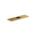Product Image of 8" Escutcheon Plate For Insight, Kinesis Faucet (Brushed Moderne Brass), K-13479-B-2MB
