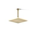 Product Image of Contemporary Square 8" 1-Function Rainhead, 1.75 Gpm (French Gold), K-13695-G-AF