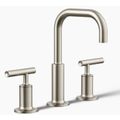 Product Image of Vibrant Brushed Nickel Purist Widespread Lavatory Faucet, K-14406-4-BN