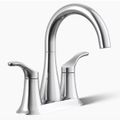 Product Image of Centerset Bathroom Sink Faucet, 1.0 GPM (Polished Chrome), K-27388-4K-CP