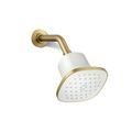 Product Image of Cinq Square 1-Function Filtered Showerhead, 1.75 Gpm (Brushed Moderne Brass), K-37722-G-2MB