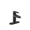 Product Image of Taut 1-Handle Bathroom Faucet, 1.2 Gpm (Matte Black), K-37886-4-BL