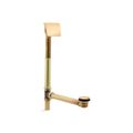 Product Image of Clearflo 1-1/2" Contoured Pop-Up Drain, For Above Or Through-The-Floor (Brushed Moderne Brass), K-7147-AF-2MB