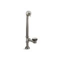 Product Image of Iron Works Decorative 1-1/2" Adjustable Pop-Up Bath Drain For 5' Whirlpool (Brushed Nickel), K-7178-BN