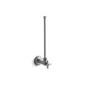 Product Image of 1/2" Npt Angle Supply w/ Stop w/ Cross Handle, Annealed Vertical Tube (Titanium), K-7638-TT