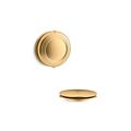 Product Image of PureFlo Traditional Rotary-Turn Bath Drain Trim (Brushed Moderne Brass), K-T37393-2MB