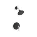 Product Image of Tone Rite-Temp Shower Trim Kit, 1.75 Gpm (Polished Chrome w/ Matte Black), K-TS27420-4G-CBL