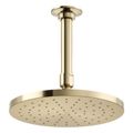 Product Image of Contemporary Round 8" Single-Function Rainhead, 1.75 Gpm (Vibrant French Gold), K-13688-G-AF