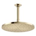 Product Image of Contemporary Round 10" Single-Function Rainhead, 2.5 Gpm (Vibrant French Gold), K-13689-AF