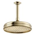 Product Image of 8" Single-Function Rainhead, 2.5 Gpm (Vibrant French Gold), K-13692-AF