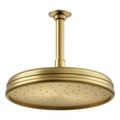 Product Image of Traditional 10" Single-Function Rainhead, 1.75 Gpm (Vibrant Brushed Moderne Brass), K-13693-G-2MB