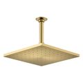 Product Image of Contemporary Square 10" Single-Function Rainhead, 1.75 Gpm (Vibrant Brushed Moderne Brass), K-13696-G-2MB
