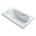 Product Image of Memoirs 72" x 42" Rectangular Drop-In Effervescence Whirlpool Bathtub with Chromatherapy (White)