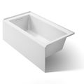Product Image of Underscore 60" x 32" Alcove Bathtub with Integral Apron, Integral Flange, and Left Drain (White)