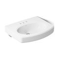 Product Image of 22" Oval Wall-Mount Bathroom Sink (White), K-2028-4-0