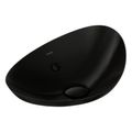 Product Image of Veil 21" Oval Vessel Bathroom Sink (Black), K-20704-7