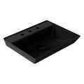 Product Image of Brazn 23" Rectangular Vessel Bathroom Sink (Honed Black), K-21059-8-HB1