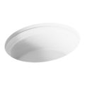 Product Image of Artifacts 21-1/4" Oval Undermount Bathroom Sink (White), K-21782-0