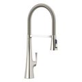Product Image of Graze Semi-Professional Kitchen Sink Faucet w/ Three-Function Sprayhead (Vibrant Polished Nickel), K-22060-SN