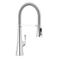 Product Image of Graze Semi-Professional Kitchen Sink Faucet w/ Three-Function Sprayhead (Polished Chrome), K-22061-CP