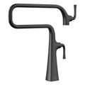 Product Image of Graze Deck-Mount Pot Filler (Matte Black), K-22067-BL