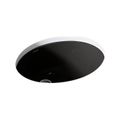 Product Image of 17" Oval Undermount Bathroom Sink (Black/Black), K-2209-7