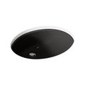 Product Image of 19-1/4" Oval Undermount Bathroom Sink (Black/Black), K-2210-7