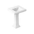 Product Image of Memoirs Classic 24-1/4" Rectangular Pedestal Bathroom Sink (White), K-2238-1-0