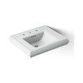 Product Image of Pedestal/Console Table Bathroom Sink Basin w/ 8" Widespread Faucet Holes (Ice Grey), K-2239-8-95