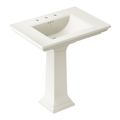 Product Image of Memoirs Stately 30-3/4" Rectangular Pedestal Bathroom Sink (Biscuit), K-2268-8-96
