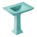 Product Image of Memoirs Stately 30-3/4" Rectangular Pedestal Bathroom Sink (150th Spring Green), K-2268-8-H15