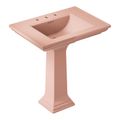 Product Image of Memoirs Stately 30-3/4" Rectangular Pedestal Bathroom Sink (150th Peachblow), K-2268-8-V10