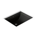 Product Image of 20" Rectangular Undermount Bathroom Sink (Black/Black), K-2339-7