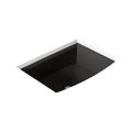 Product Image of 20" Rectangular Undermount Bathroom Sink (Black/Black), K-2355-7