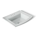 Product Image of 22-3/4" Rectangular Drop-In Bathroom Sink (Ice Grey), K-2356-4-95